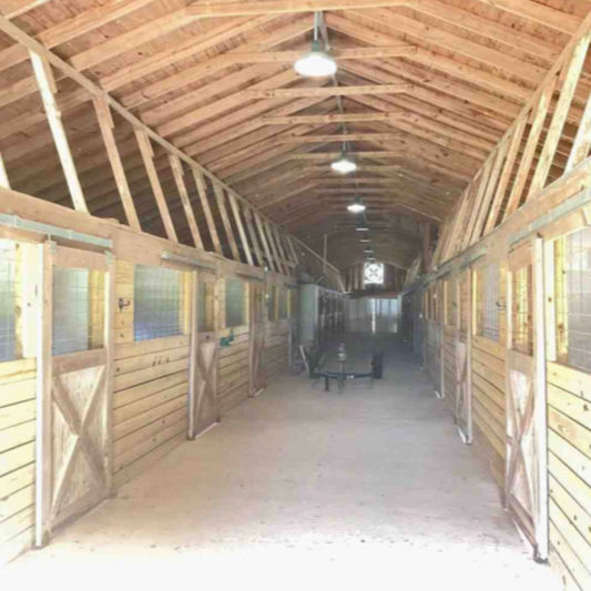 Inside of Barn